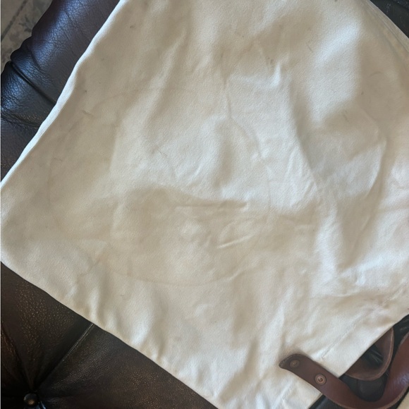 ✨RRL RALPH LAUREN Heavy Canvas Logo Print 2 Way Market Tote Bag UNISEX - Picture 11 of 16